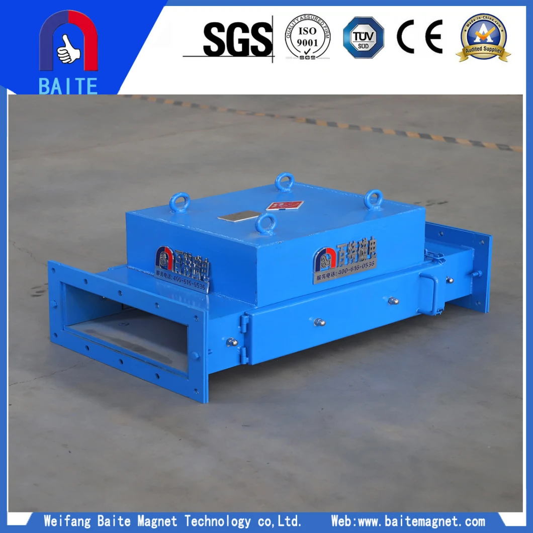 Dump Type Tube Magnetic Separator, Pipeline Type Self Dumping Iron Remover, Iron Ore Electromagnetic Separator