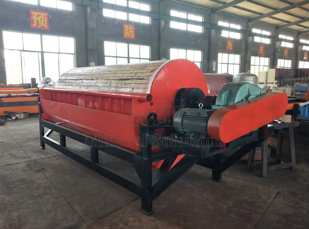 Iron Ore Processing Wet Magnetic Drum Separator for Preconcentration