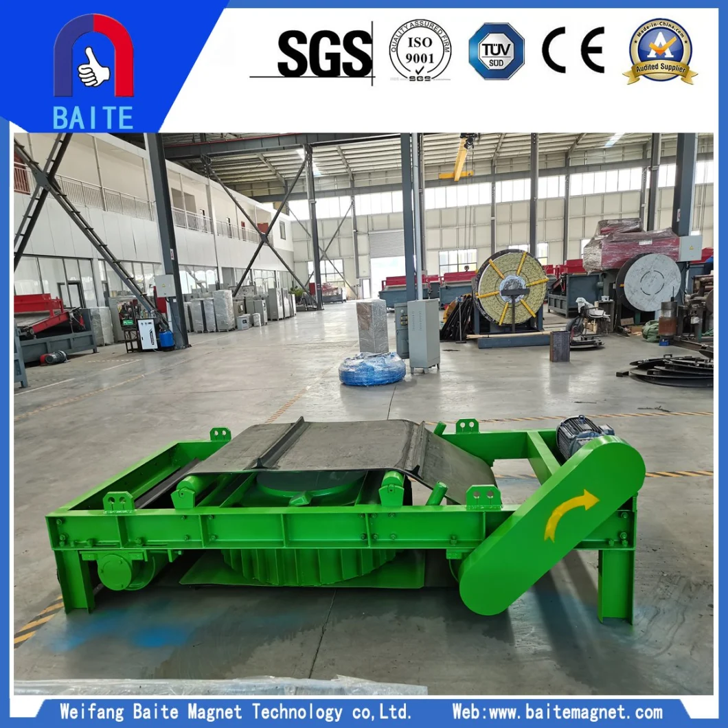 Rcdd Series Self Cleaning Over Belt Electric Magnetic Iron Separator in Coal Handling/Mining/Cement/Chemical/Power Plant