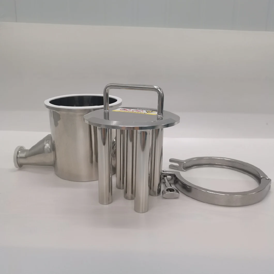 Hopper Neodymium Material Strong Magnet Clamp 12000 Flange Grate Bar Separator Oil Food Industrial Grade 304 316 Filter Liquid Magnetic Trap