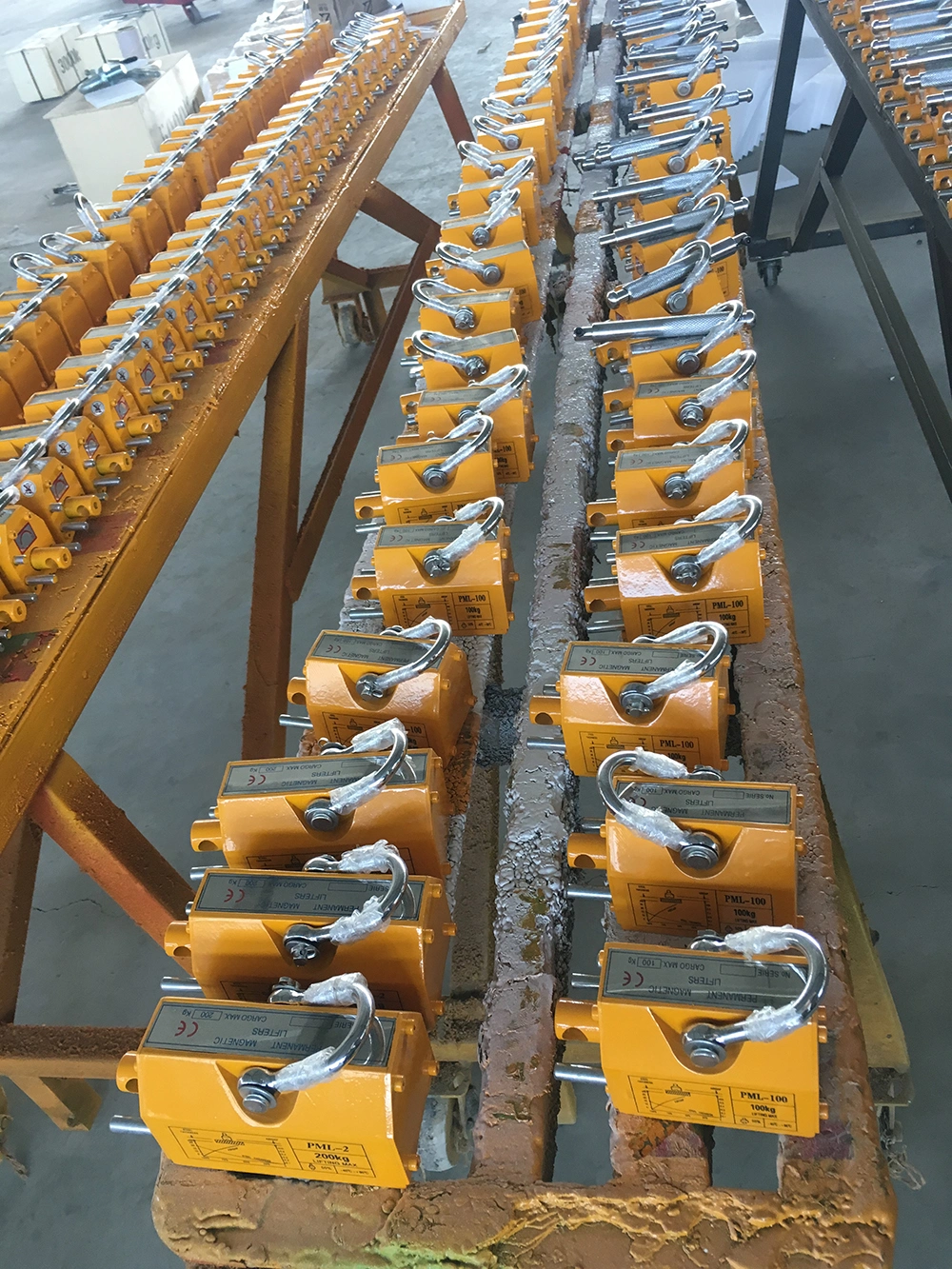 Lifter Magnetic Lifter Permanent Magnet Lifter 2000kg Manual Permanent Magnet Lifter for Steel Plate Magnetic Lifting