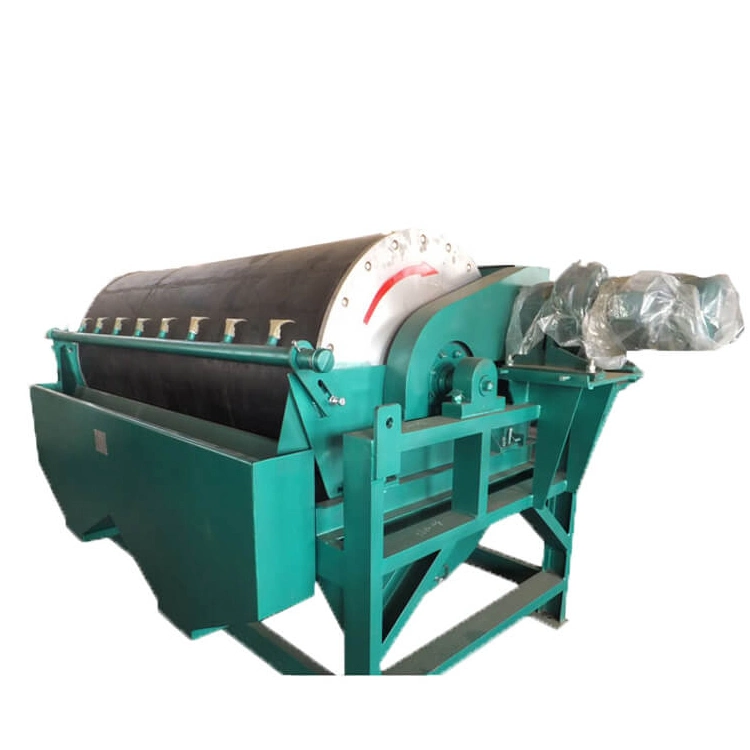 Wet Drum Magnetic Separator Used in Sand Iron Removing, Wet Type Mineral Processing Magnetic Drum Separator